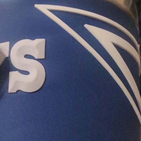 Cowboys Stainless Steel Travel Mug - Blue and Black - Picture 2 of 6